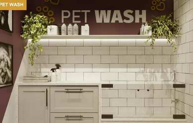 Imagem: O apartamento possui 1 Dormitório, 1 Banheiro, 1 Vaga na garagem