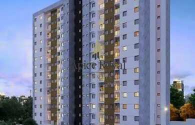 Imagem: O apartamento possui 1 Dormitório, 1 Banheiro, 2 Vagas na garagem