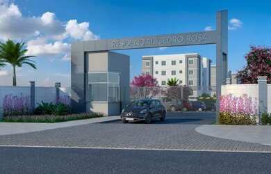 Imagem: O apartamento possui 2 Dormitórios, 1 Banheiro, 1 Vaga na garagem