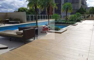 Imagem: O apartamento possui 1 Dormitório, 1 Banheiro, 1 Vaga na garagem