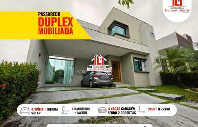 Imagem: A casa em condomínio possui 4 Dormitórios, 5 Banheiros, 4