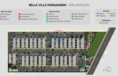 Imagem 10: Apartamento com 2/4 no Condomínio Belle Ville - Parnamirim/RN Aceita...