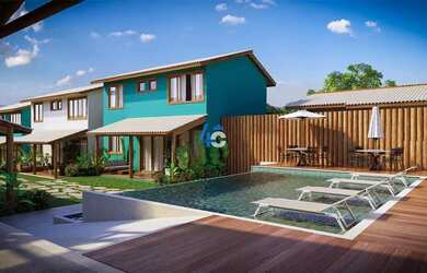 Imagem: A casa em condomínio possui 3 Dormitórios, 4 Banheiros, 1