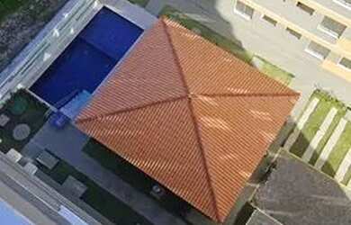 Imagem: O apartamento possui 2 Dormitórios, 1 Banheiro, 1 Vaga na garagem