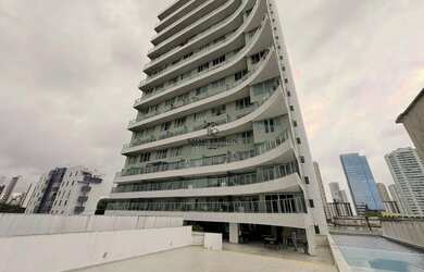 Imagem: O apartamento possui 1 Dormitório, 1 Banheiro, 1 Vaga na garagem