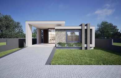 Imagem: A casa em condomínio possui 3 Dormitórios, 4 Banheiros, 3