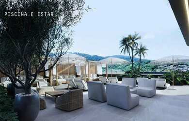 Imagem: O apartamento possui 1 Dormitório, 2 Banheiros, 1 Vaga na garagem