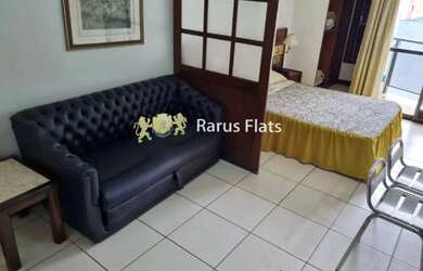 Imagem: O studio possui 1 Dormitório, 1 Banheiro, 1 Vaga na garagem