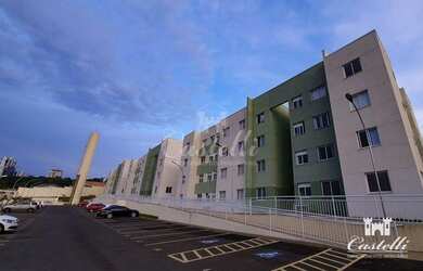 Imagem: O apartamento possui 2 Dormitórios, 1 Banheiro, 1 Vaga na garagem