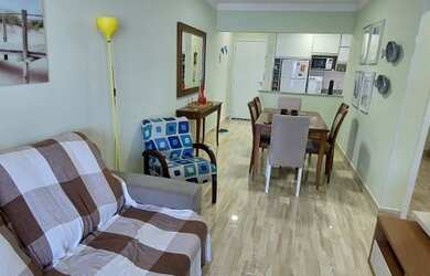 Imagem 4: APARTAMENTO 02 QUARTOS PÉ NA AREIA MOBILIADO FRENTE MAR VARANDA ENVIDRAÇADA EM MONGAGUÁ