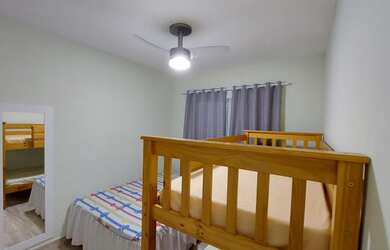 Imagem 7: APARTAMENTO 02 QUARTOS PÉ NA AREIA MOBILIADO FRENTE MAR VARANDA ENVIDRAÇADA EM MONGAGUÁ