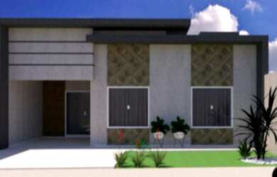 Imagem: A casa possui 3 Dormitórios, 2 Banheiros, 2 Vagas na garagem