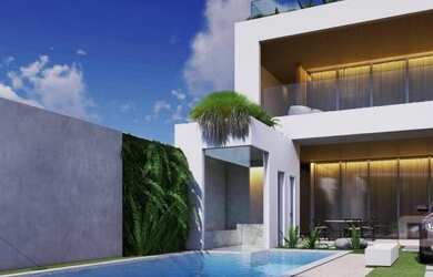 Imagem: A casa em condomínio possui 5 Dormitórios, 5 Banheiros, 2