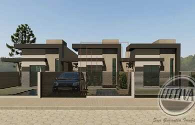 Imagem: A casa possui 2 Dormitórios, 2 Banheiros, 1 Vaga na garagem