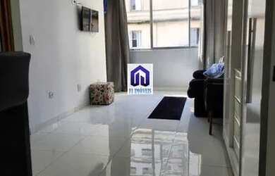 Imagem: O studio possui 1 Dormitório, 1 Banheiro, 1 Vaga na garagem