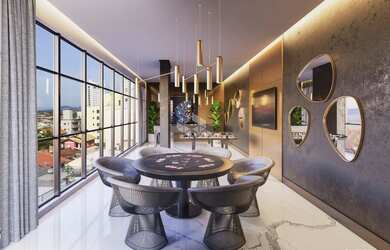 Imagem 5: Apartamento com 4 suítes e 3 vagas de garagem na Meia Praia