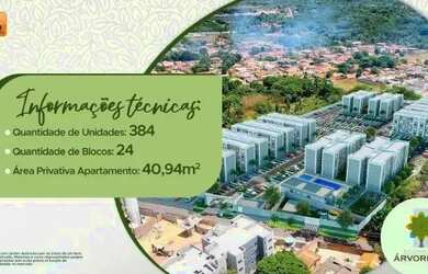 Imagem: O apartamento possui 2 Dormitórios, 1 Banheiro, 1 Vaga na garagem