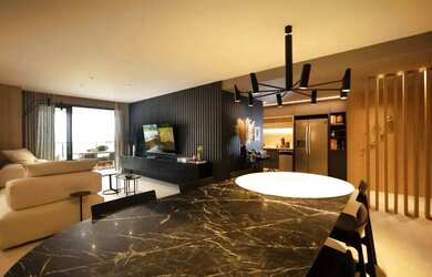 Imagem: O apartamento possui 3 Dormitórios, 3 Banheiros, 2 Vagas na