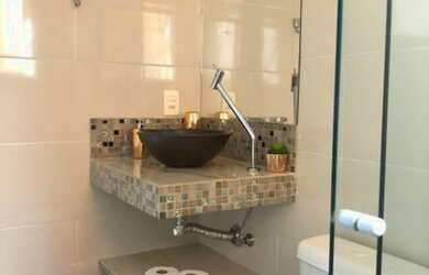 Imagem 12: APARTAMENTO PRAIA GRANDE. Piscina, Churrasqueira, VarandaeÁrea de serviço