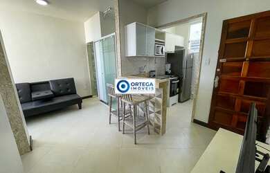 Imagem: O apartamento possui 1 Dormitório, 1 Banheiro, 40m² de Área