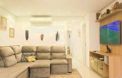 Imagem: O apartamento na cobertura possui 4 Dormitórios, 5 Banheiros