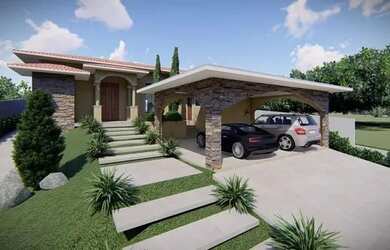 Imagem: A casa em condomínio possui 3 Dormitórios, 4 Banheiros, 4