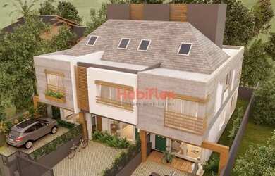 Imagem: A casa em condomínio possui 3 Dormitórios, 2 Banheiros, 2