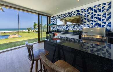 Imagem 9: Casa de luxo frente a praia e fundo lagoa em Praia dos Lagos - Interlagos- Bahia