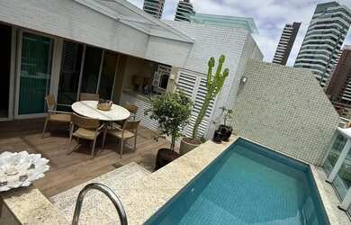 Imagem: O apartamento na cobertura possui 2 Dormitórios, 3 Banheiros