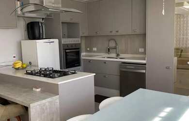 Imagem: O apartamento na cobertura possui 3 Dormitórios, 3 Banheiros