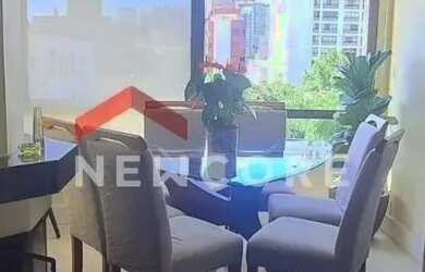 Imagem: O apartamento na cobertura possui 3 Dormitórios, 2 Banheiros