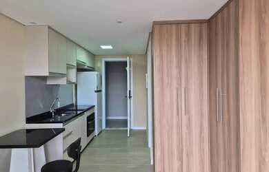 Imagem: Lindo studio mobiliado. Primeira locação, 25m², edifício
