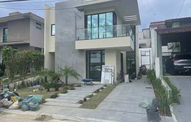 Imagem: A casa em condomínio possui 3 Dormitórios, 4 Banheiros, 2