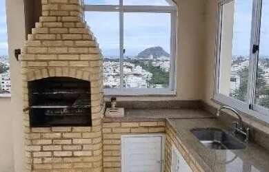 Imagem: O apartamento na cobertura possui 2 Dormitórios, 2 Banheiros