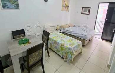 Imagem: O studio possui 1 Dormitório, 1 Banheiro, 1 Vaga na garagem