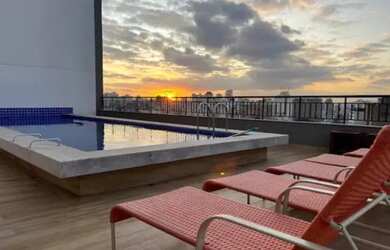 Imagem: O apartamento possui 1 Dormitório, 1 Banheiro e 24m² de Área