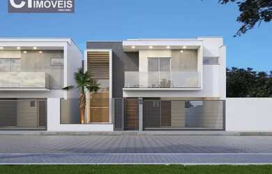 Imagem: A casa possui 3 Dormitórios, 1 Banheiro, 2 Vagas na garagem