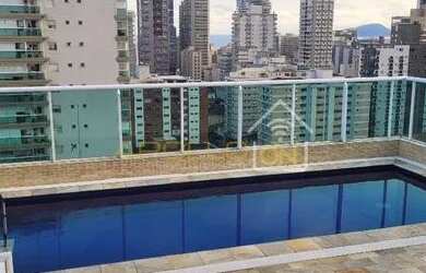 Imagem: O apartamento possui 1 Dormitório, 1 Banheiro, 1 Vaga na garagem