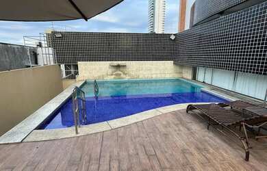 Imagem: O apartamento possui 1 Dormitório, 2 Banheiros, 1 Vaga na garagem