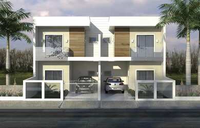 Imagem: A casa possui 3 Dormitórios, 2 Banheiros, 1 Vaga na garagem