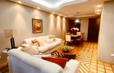 Imagem: O apartamento possui 4 Dormitórios, 2 Banheiros, 2 Vagas na