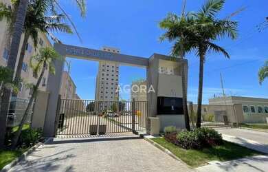 Imagem: O apartamento possui 2 Dormitórios, 1 Banheiro, 1 Vaga na garagem