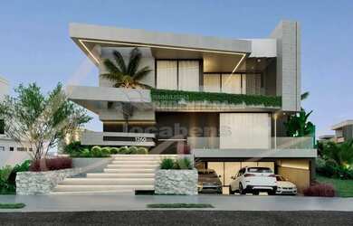 Imagem: A casa em condomínio possui 4 Dormitórios, 5 Banheiros, 4