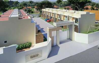 Imagem: A casa em condomínio à venda possui 4 Dormitórios, 2 Banheiros