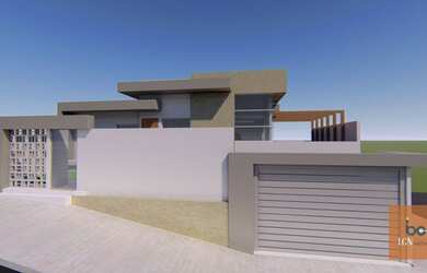 Imagem: A casa possui 3 Dormitórios, 2 Banheiros, 3 Vagas na garagem