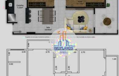 Imagem 16: Apartamento à venda, 82 m² por R$ 585.000,00 - Maracanã - Praia Grande/SP