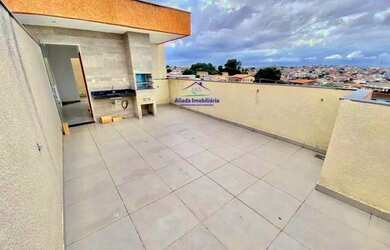 Imagem: O apartamento na cobertura possui 2 Dormitórios, 2 Banheiros