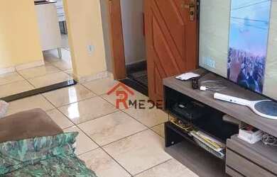 Imagem: O apartamento possui 2 Dormitórios, 1 Banheiro, 1 Vaga na garagem