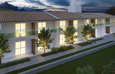 Imagem: A casa em condomínio possui 3 Dormitórios, 2 Banheiros, 1