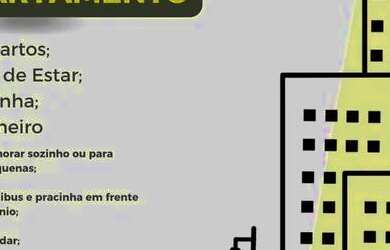 Imagem: O apartamento possui 2 Dormitórios, 1 Banheiro, 5 Vagas na